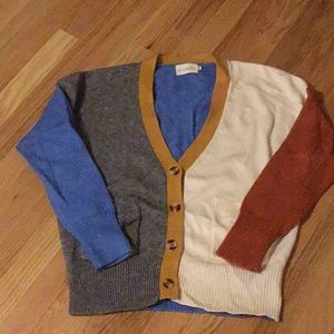 Color Block Cardigan